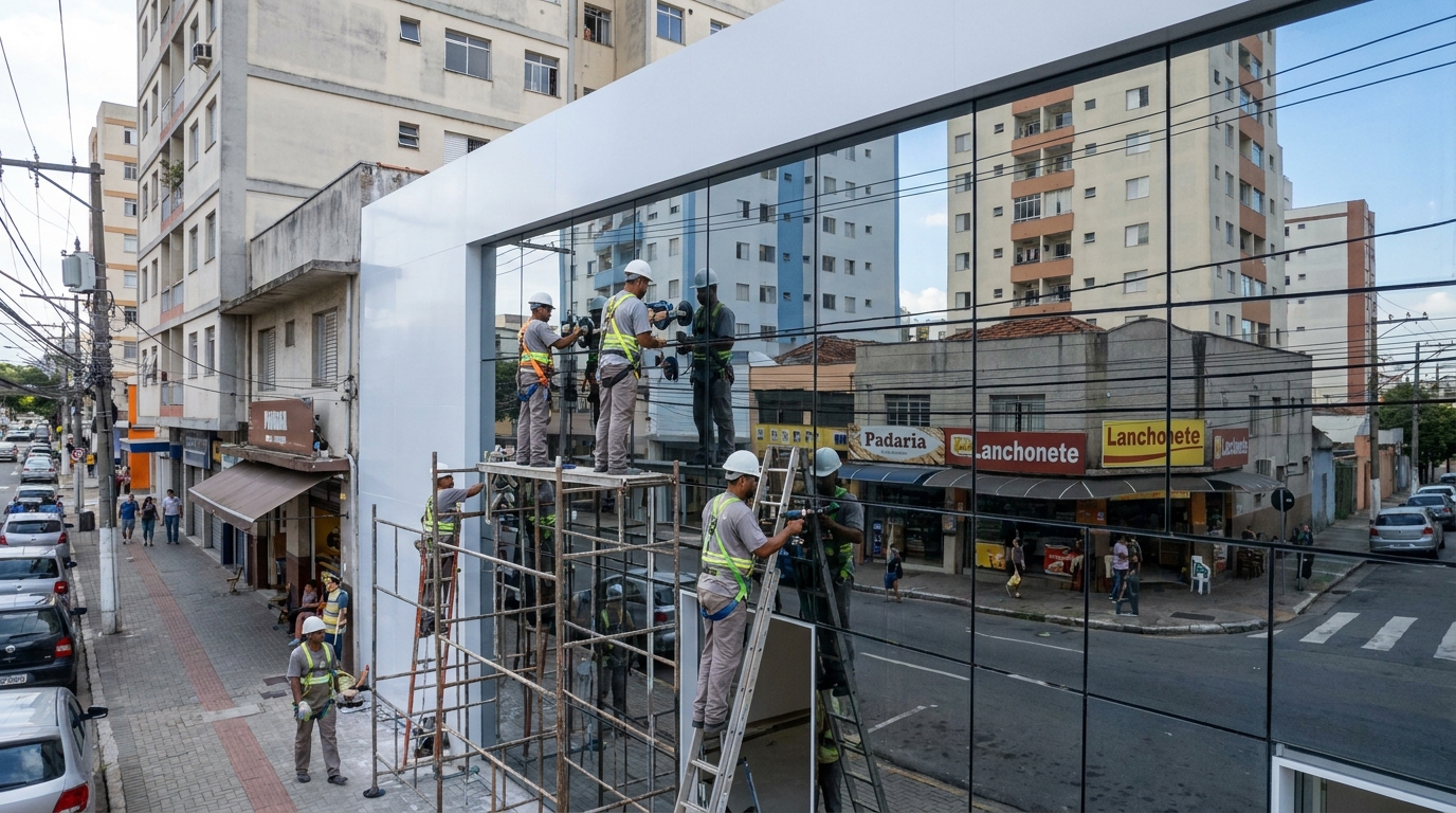 Fechamentos em Vidro em Jundiaí‑SP