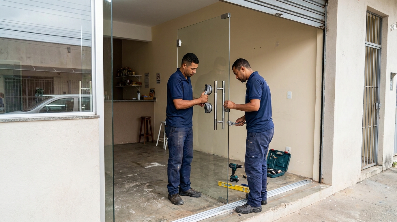 Portas em Vidro em Jundiaí‑SP