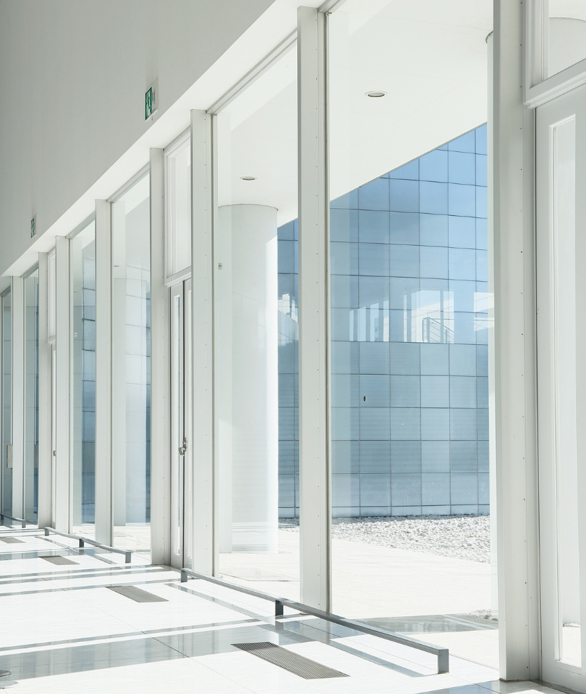 parede de vidro em Jundiaí